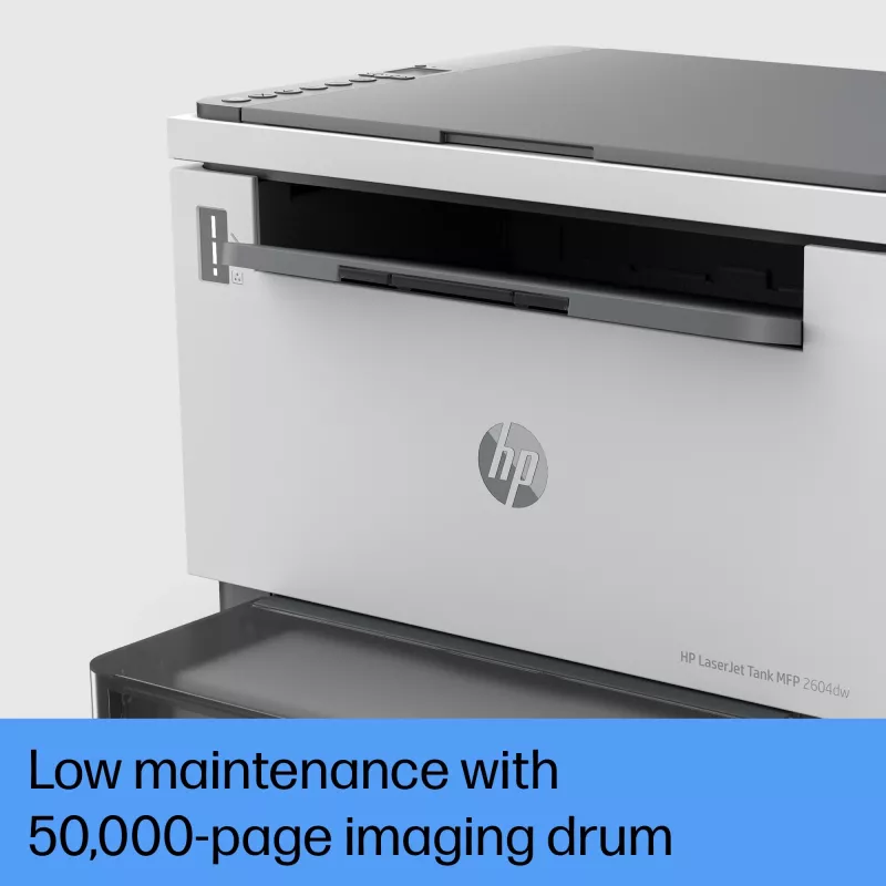 HP LaserJet Tank MFP 2604dw printeris, lāzera, vienkrāsas druka, 600 x 600 DPI, A4, tiešā druka, pelēks