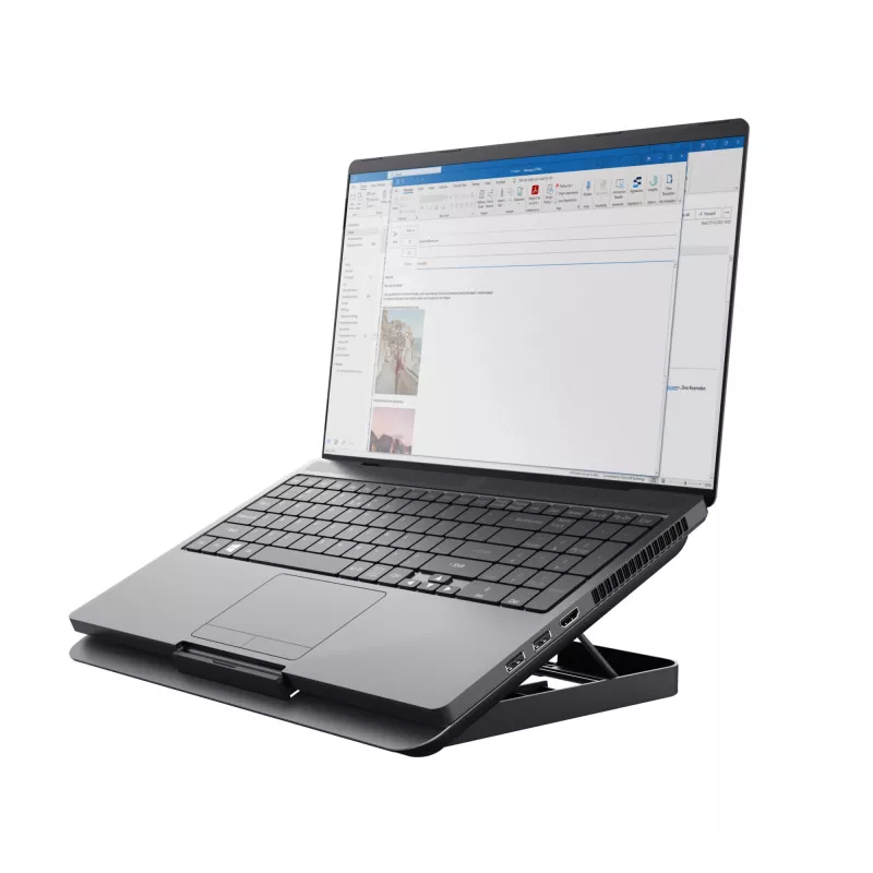 Trust Exto Alumīnija Laptop Dzesēšanas Statīvs ar 180mm Ventilatoru