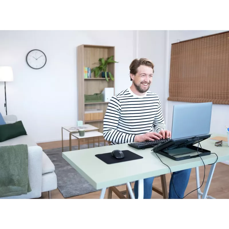 Trust Exto Alumīnija Laptop Dzesēšanas Statīvs ar 180mm Ventilatoru