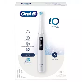 Oral-B 445234 elektriskā zobu birste pieaugušajiem, vibrējoša, balta