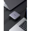 Ugreen 40914 Nexode 200W GaN lādētājs, galddatora USB-C USB-A, iekštelpu, AC, 21V, 5A, 2m, melns, pelēks
