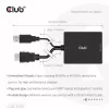 CLUB3D HDMI + Micro USB uz DisplayPort™ 4K120Hz vai 8K30Hz M/F aktīvais adapteris