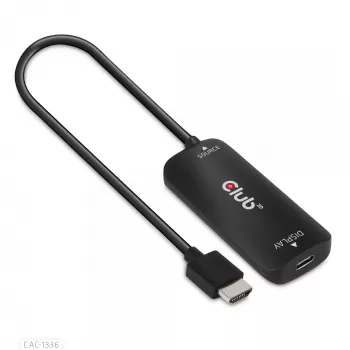 CLUB3D HDMI + Micro USB uz USB Type-C 4K120Hz vai 8K30Hz M/F aktīvs adapteris