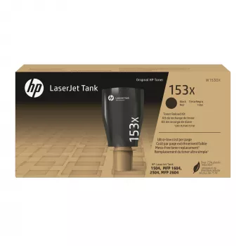 HP 153X melnā oriģinālā LaserJet Tank tonera pārlādēšanas komplekts, 5000 lpp., melns, 1 gab.