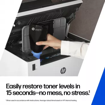 HP 153X melnā oriģinālā LaserJet Tank tonera pārlādēšanas komplekts, 5000 lpp., melns, 1 gab.