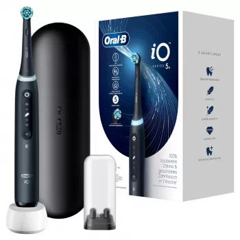 Oral-B iO Series 5 pieaugušo vibrējoša zobu birste, melna
