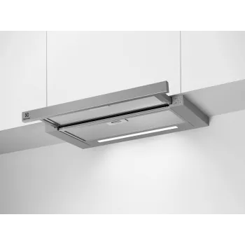 Iebūvējamais tvaika nosūcējs Electrolux LFP616X, 598 mm, 600 m³/h, pelēks