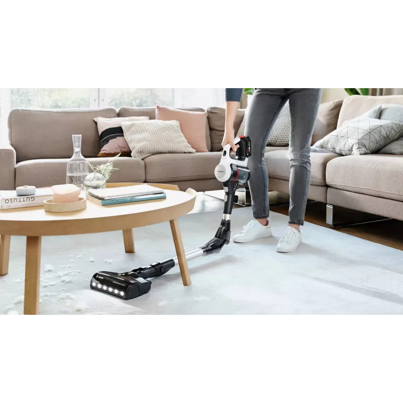 Bosch BCS711XXL putekļsūcējs kāts bezvadu sausai tīrīšanai, bezmaiss, 0.3 L, balts, 3 Ah