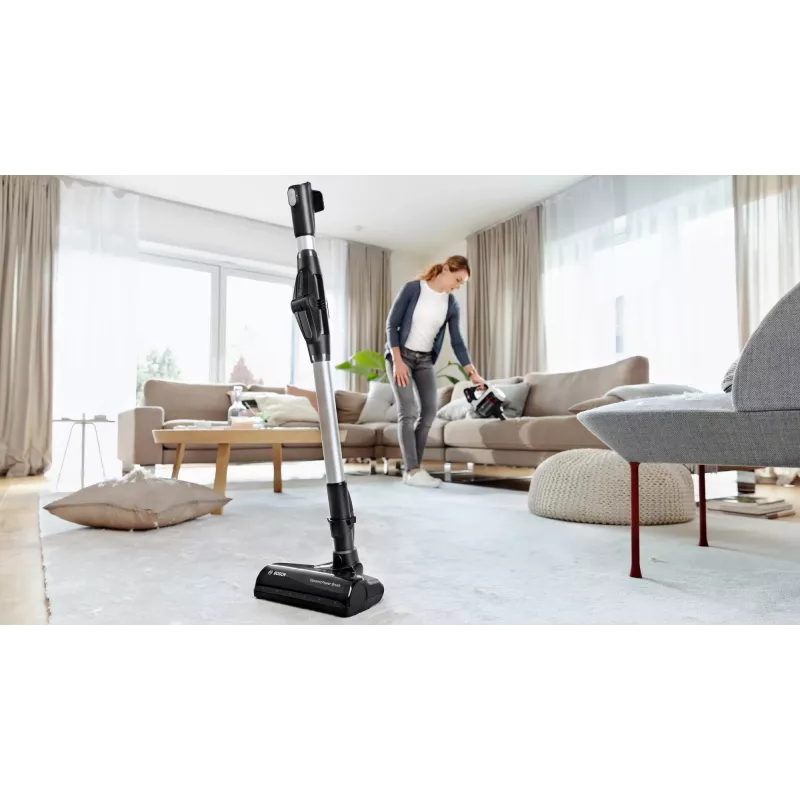 Bosch BCS711XXL putekļsūcējs kāts bezvadu sausai tīrīšanai, bezmaiss, 0.3 L, balts, 3 Ah