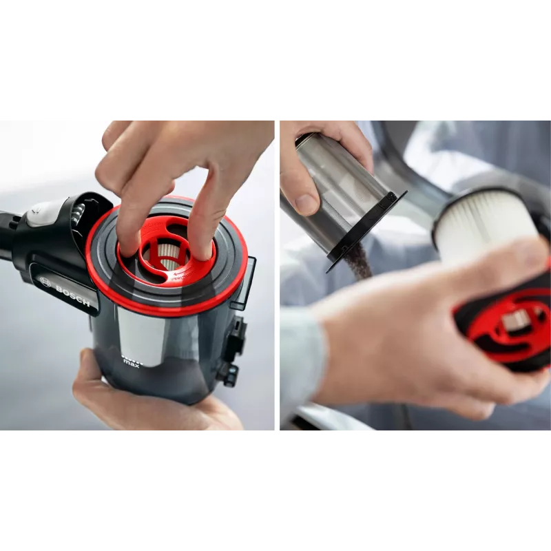 Bosch BCS711XXL putekļsūcējs kāts bezvadu sausai tīrīšanai, bezmaiss, 0.3 L, balts, 3 Ah
