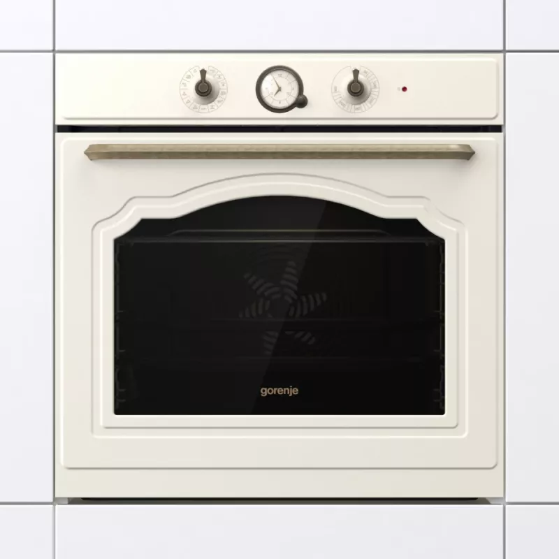 Gorenje BOS67371CLI iebūvējama elektriskā cepeškrāsns 77 L 3500 W bēšā krāsā