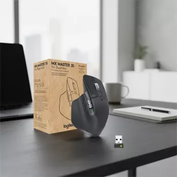 Logitech MX Master 3S for Business - Bezvadu Bluetooth pele - Grafīts
