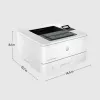 Printeris HP LaserJet Pro 4002dw balts
