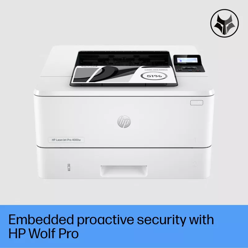 Printeris HP LaserJet Pro 4002dw balts
