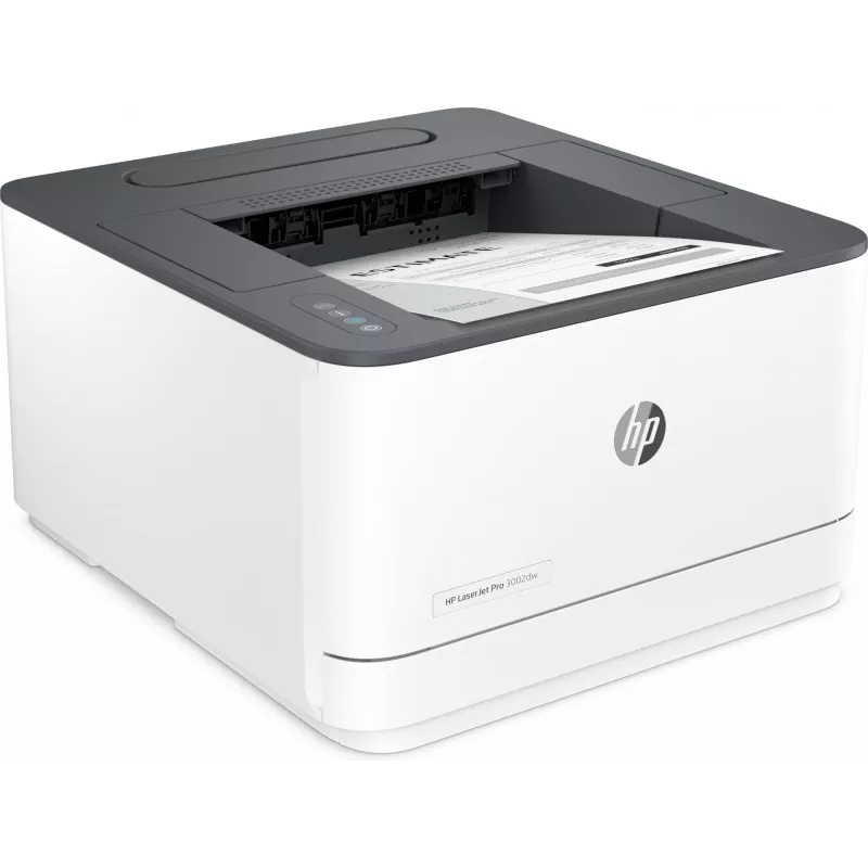 HP LaserJet Pro 3002dw printeris, lāzera, 1200 x 1200 DPI, A4, 33 ppm, abpusējā druka, pelēks, balts
