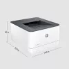 HP LaserJet Pro 3002dw printeris, lāzera, 1200 x 1200 DPI, A4, 33 ppm, abpusējā druka, pelēks, balts