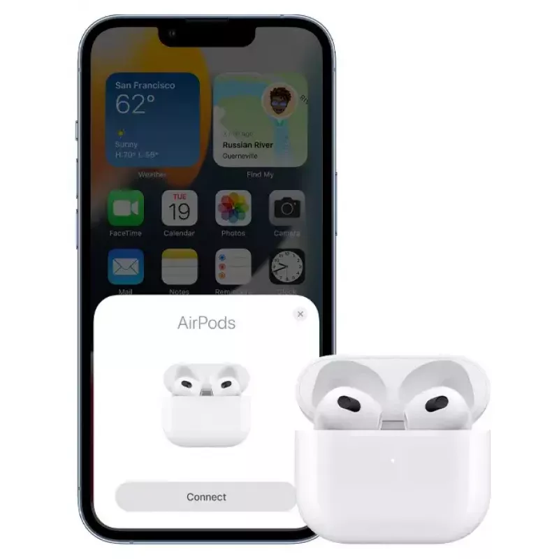 Austiņas Apple AirPods 3. paaudze ar Lightning uzlādes maciņu