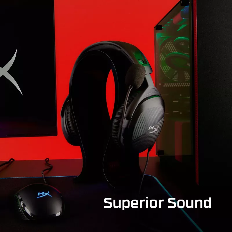 HyperX Cloud Stinger 2 - Spēļu austiņas (Melna)