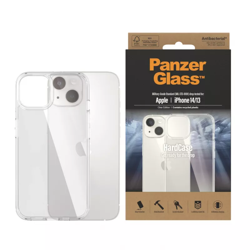 PanzerGlass HardCase caurspīdīgs vāciņš Apple iPhone 14/13