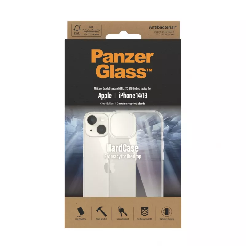 PanzerGlass HardCase caurspīdīgs vāciņš Apple iPhone 14/13