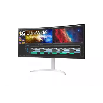 LG 38BQ85C-W monitors 95,2 cm (37,5 colli) 3840 x 1600 pikseļi Quad HD+ Balts