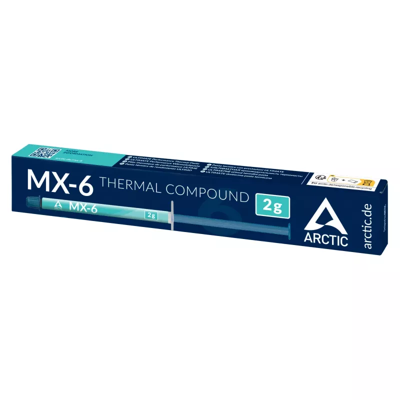 ARCTIC MX-6 ULTIMATE Performance Termopasta, pelēka, 2 g