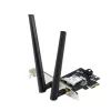 Iekšējā WLAN karte ASUS PCE-AXE5400 — PCIe, Wi‑Fi 6E trīsjoslu (2.4/5/6 GHz), 2402 Mbps, Bluetooth 5.2