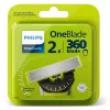 Nomaināmā skūšanās galviņa Philips Norelco OneBlade QP420/50, sudraba, 2 gab., saderīga ar Philips OneBlade
