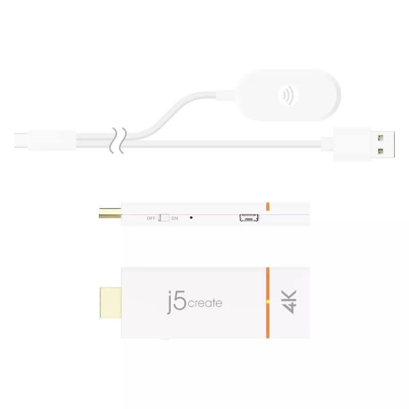 j5create JVAW76-N ScreenCast 4K HDMI bezvadu displeja adapteris