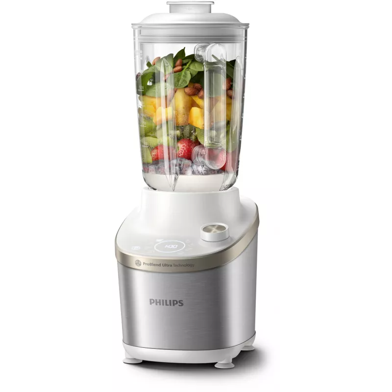 Philips 7000 series HR3760/01 blenderis 2 L galda blenderis 1500 W Nerūsējošais tērauds, Balts