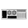 Servera korpuss Silverstone SST-RM44 4U statīvs/melnā torņa ATX 240/360mm