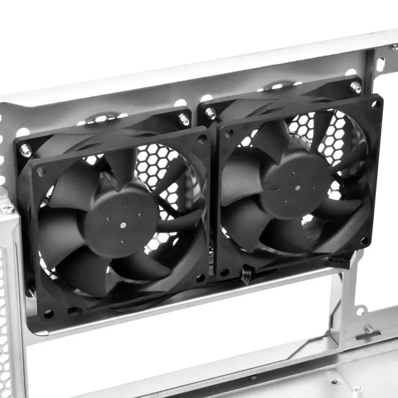 Servera korpuss Silverstone SST-RM44 4U statīvs/melnā torņa ATX 240/360mm
