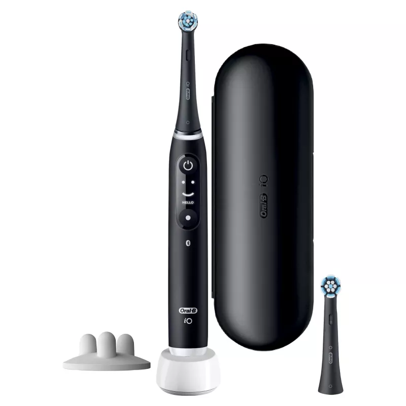Oral-B iO 6 Pieaugušo Vibrējoša Zobu Birste Melna
