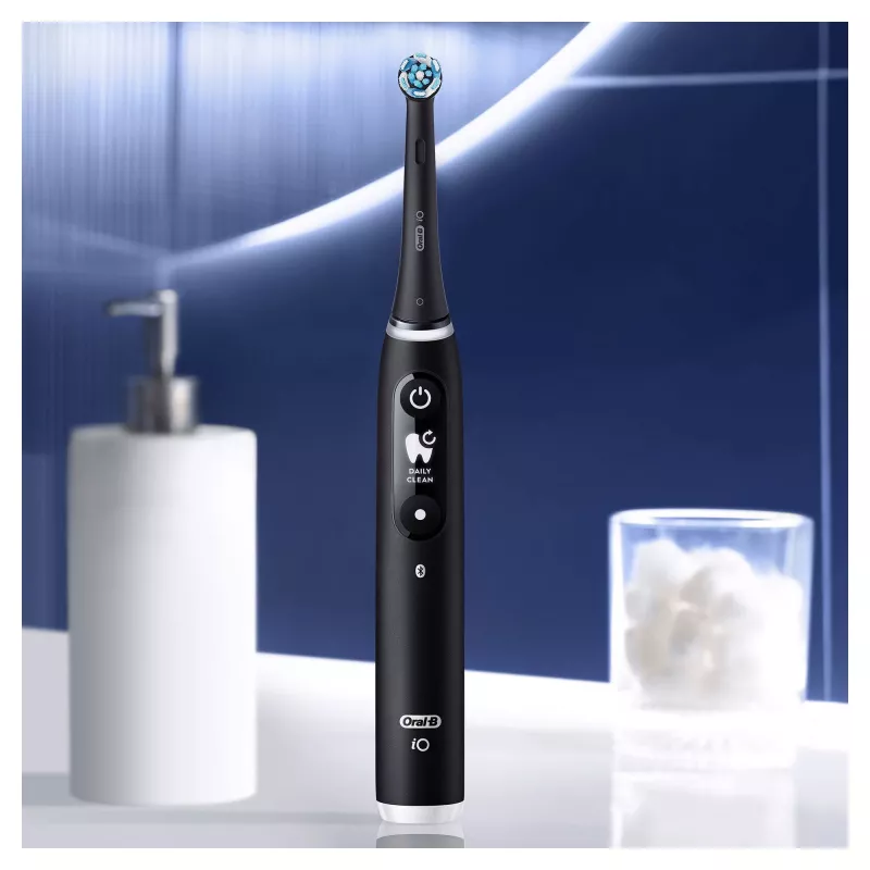 Oral-B iO 6 Pieaugušo Vibrējoša Zobu Birste Melna