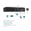 TP-Link VIGI 4 kanālu PoE+ tīkla video ierakstītājs NVR1004H-4P