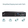 TP-Link VIGI 4 kanālu PoE+ tīkla video ierakstītājs NVR1004H-4P