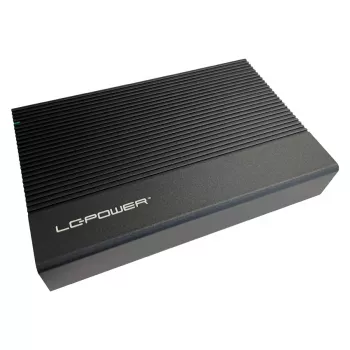 Ārējais korpuss HDD/SSD LC-Power LC-35U3-C 3.5 collu melns USB Type-C 6 Gbit/s