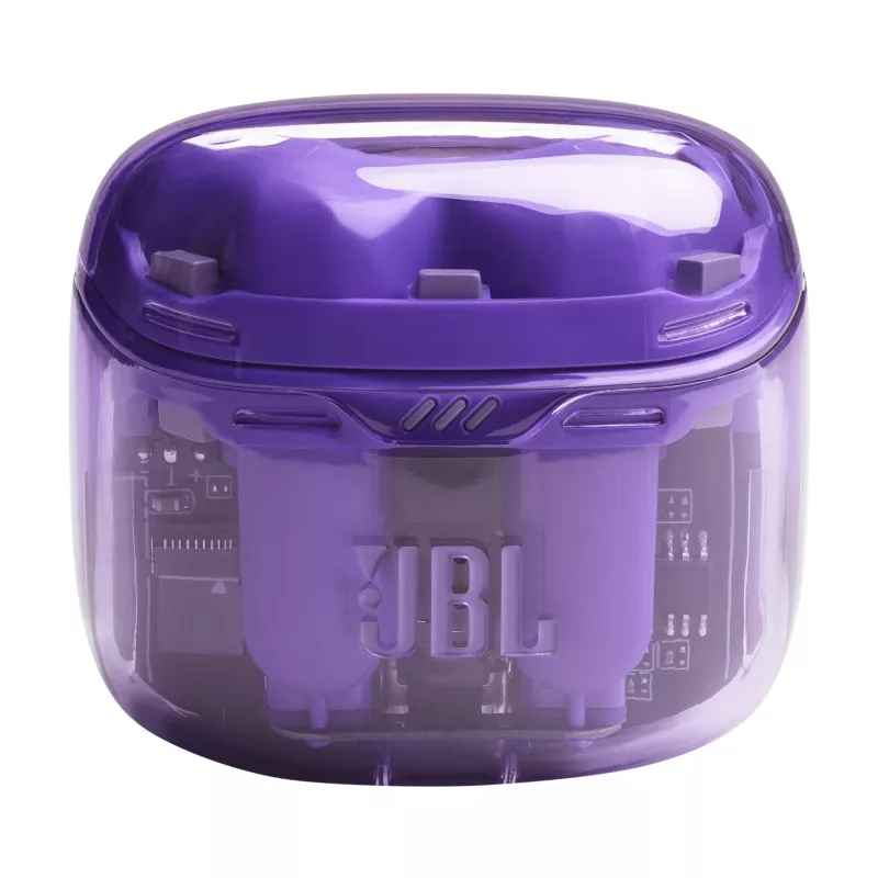 JBL Tune Flex Ghost Edition austiņas True Wireless Stereo (TWS) Iekšauss Zvanu/Mūzikas Bluetooth Violetas, Caurspīdīgas