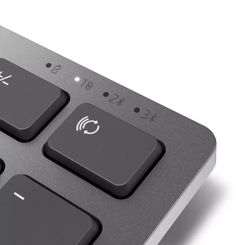 Bezvadu tastatūra DELL KB700 Office Bluetooth QWERTY US International Pelēka
