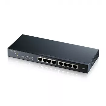 Zyxel GS1900-8 pārvaldāms L2 Gigabit Ethernet (10/100/1000) slēdzis, melns