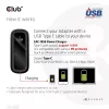 CLUB3D Ceļojumu Lādētājs 100 W GaN, USB-IF TID sertificēts, viens USB Type-C ports, Power Delivery 3.0 atbalsts