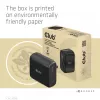 CLUB3D Ceļojumu Lādētājs 100 W GaN, USB-IF TID sertificēts, viens USB Type-C ports, Power Delivery 3.0 atbalsts