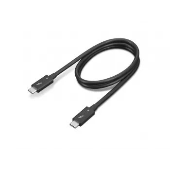 Lenovo 4X91K16968 Thunderbolt kabelis 0.7 m 40 Gbit/s Melns