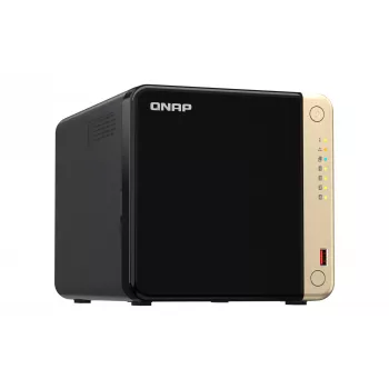 QNAP TS-464 NAS Tornis Intel® Celeron® N5095 8 GB DDR4 0 TB QTS Melns