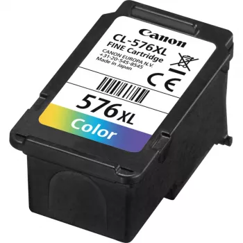 Canon CL-576XL oriģinālā tintes kasetne (ciāna, fuksīna, dzeltena) - XL ražība, 1 gab.