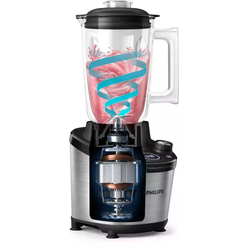 Galda blenderis Philips 7000 sērija HR3760/00 Black Metallic