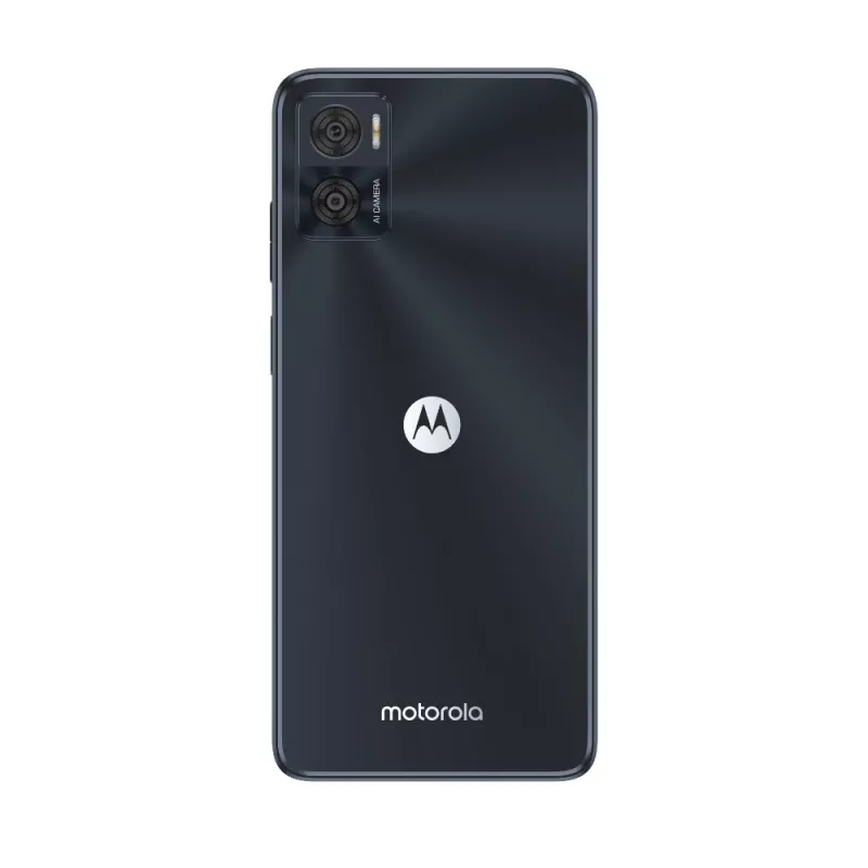 Motorola moto e22 16.5 cm (6.5 collu) hibrīds divu SIM Android 12 4G USB Type-C 3 GB 32 GB 4020 mAh Melns
