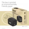 CLUB3D CAC-1913 Ceļojumu lādētājs PPS 65W GaN tehnoloģija, Trīs porti (2x USB Type-C + USB Type-A) Power Delivery 3.0 atbalsts
