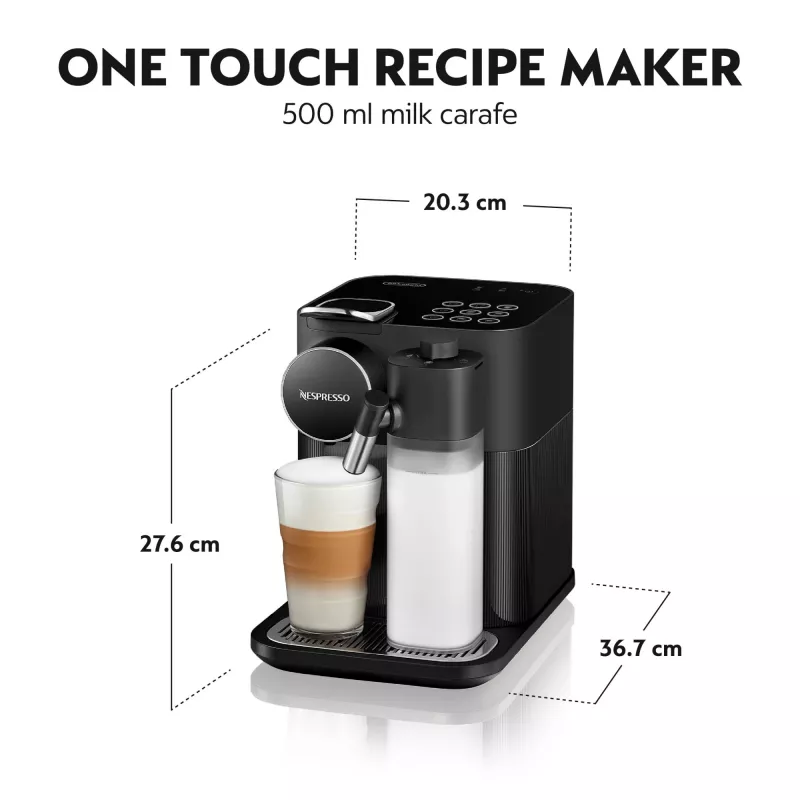 De’Longhi Nespresso Gran Lattissima kafijas automāts, Sophisticated Darks
