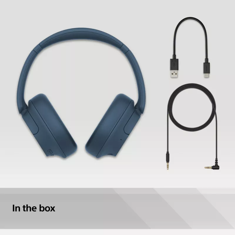 Sony WH-CH720N Bezvadu trokšņu slāpēšanas austiņas, Zila